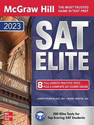 cover image of McGraw Hill SAT Elite 2023